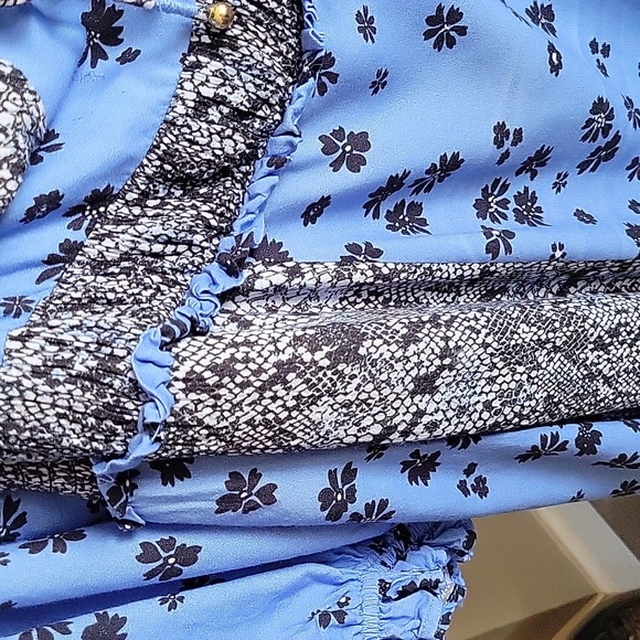 EUC. Free people sz XL Tigerlily long sleeve maxi dress - Picture 6 of 14